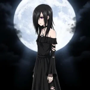 Dark Aesthetic Emo Anime Girl PFP Dark Aesthetic Emo Anime Girl PFP