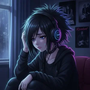 Emo Anime Girl PFP (2) Emo Anime Girl PFP (2)