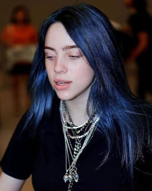 Billie Eilish PFP Blue 1