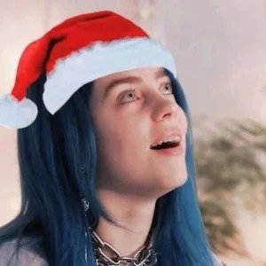 Christmas Billie Eilish PFP 1