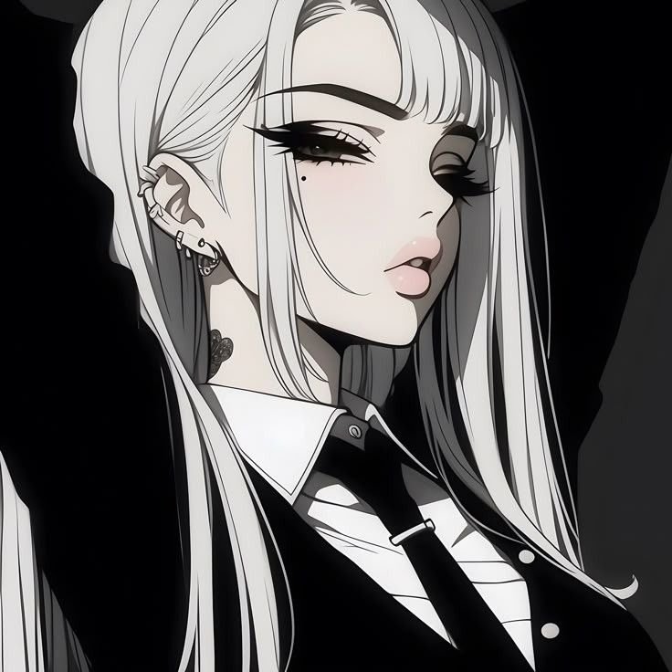 black and white vampire pfp 2 black and white vampire pfp 2