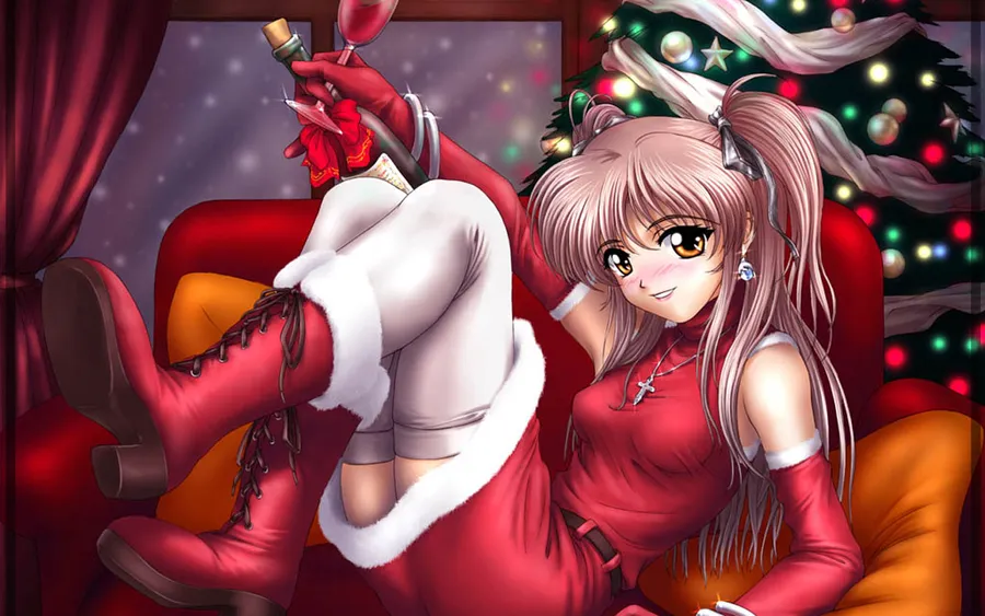 cute christmas pfp anime 1