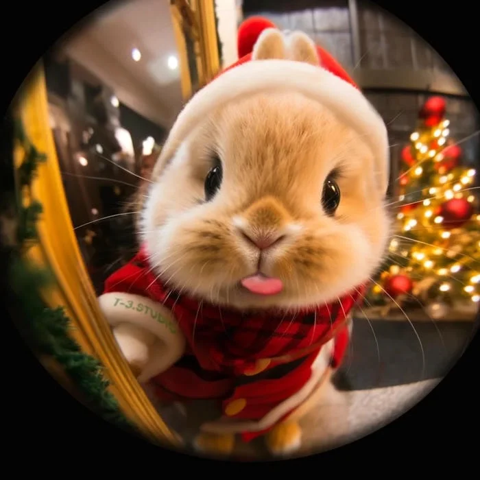 cute christmas pfp cat 1