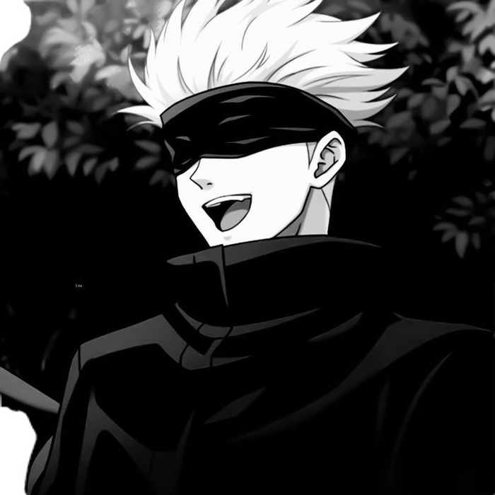 satoru gojo pfp black and white 3 satoru gojo pfp black and white 3